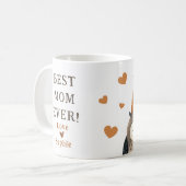 Mama Owl & Nestling Beste Mama je Muttertag Kaffeetasse (Vorderseite Links)