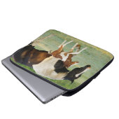 Mama & Paint Filly Laptopschutzhülle (Vorne Knopf)