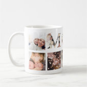 MAMA Pampas Custom Boho Moderne Multi-Foto-Tasse Kaffeetasse (Links)