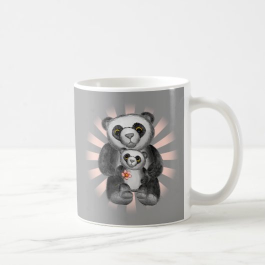 Mama Panda Bär Liebe Tasse (Rechts)