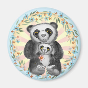 Mama Panda Bear Liebe Magnet