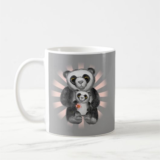 Mama Panda Bear Liebe Tasse (Links)
