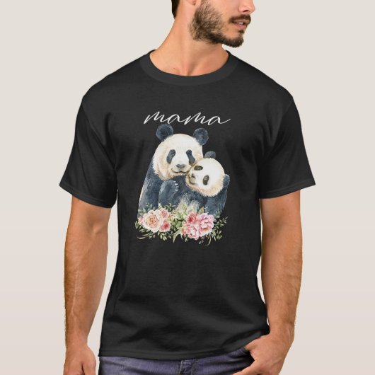 Mama Panda Tanks Junge Mutter Panda Bärengeschenk (Vorderseite)