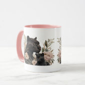 Mama Panther mit Cub Tasse (Vorderseite Links)