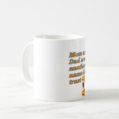 Mama Papa-Geschenke Kaffeetasse (Vorderseite Links)