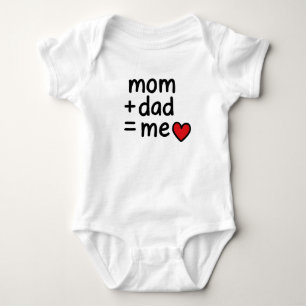 Mama + Papa = Ich  Baby Strampler