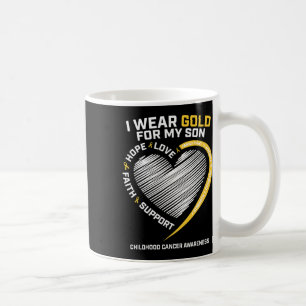 Mama Papa ich trage Gold für meinen Sohn Kindheits Kaffeetasse