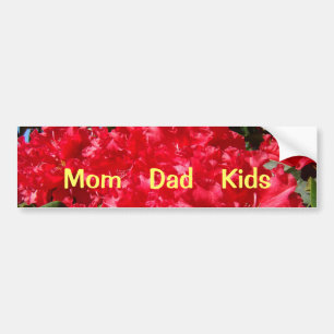 Mama Papa Kinder Aufkleber Rot Rhodies Autoaufkleber
