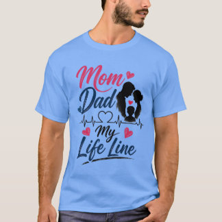 Mama Papa Mein Lebenselixier T-Shirt Design