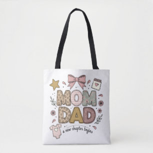 Mama Papa Neues Kapitel Beginnt Süßes Baby-Design Tasche