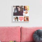 Mama Papa und Kinder Leinwanddruck (Insitu (Wohnzimmer))