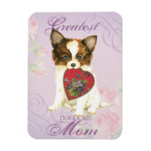 Mama Papillon Heart Magnet (Vertikal)