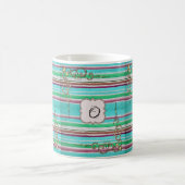 Mama Pastel Stripe Tasse (Mittel)