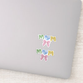 Mama-Patchwork-Muttertags-Die-Cut-Vinyl-Aufkleber Aufkleber