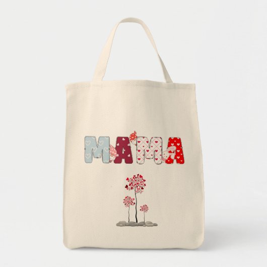 Mama Patchwork Tasche - Heart & Floral Mother Day (Vorne)