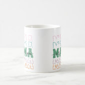 Mama Pattern Happy Mütter Day Mama Kaffeetasse (Mittel)