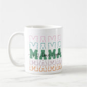 Mama Pattern Happy Mütter Day Mama Kaffeetasse (Links)