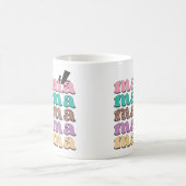 Mama Pattern Happy Mütter Day Mama Kaffeetasse (Mittel)
