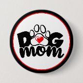 Mama Paw Herztasten Button (Vorderseite)
