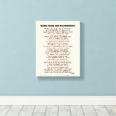 MAMA PEASE TISS ME DOODNIGHT LEINWANDDRUCK (Insitu (Holzboden))