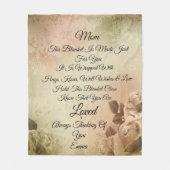 Mama personalisieren Fleece Blanket (Vorderseite)