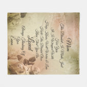 Mama personalisieren Fleece Blanket (Vorderseite (Horizontal))