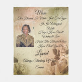Mama personalisieren Fleece Blanket (Vorderseite)