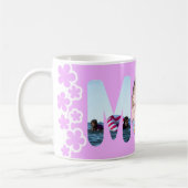 MAMA PERSONALISIERT LILA 3 FOTO KAFFEETASSE (Links)