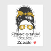 Mama personalisiert Show Choir Aufkleber (Blatt)