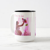 Mama personalisiert zu fotografieren, Muttertag Zweifarbige Tasse (Vorderseite Links)