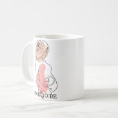 Mama Personalisiert zu sein Art Boho Tasse (Vorderseite Links)