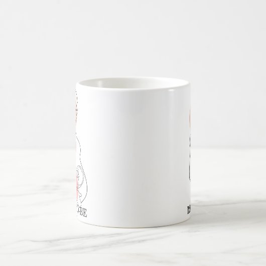 Mama Personalisiert zu sein Art Boho Tasse (Mittel)