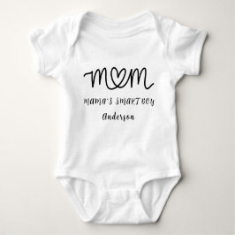 Mama Personalisierter Name Niedlich Morden Baby Strampler