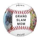Mama Personalisiertes Foto Baseball (Vorderseite)