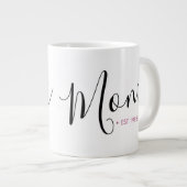 Mama Personalisiertes Jahr Jumbo-Tasse (Vorderseite Rechts)