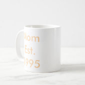 Mama Personalisiertes Jahr Kaffeetasse (Vorderseite Links)