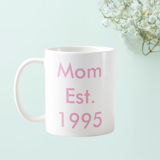 Mama Personalisiertes Jahr Kaffeetasse