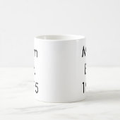 Mama Personalisiertes Jahr Kaffeetasse (Mittel)