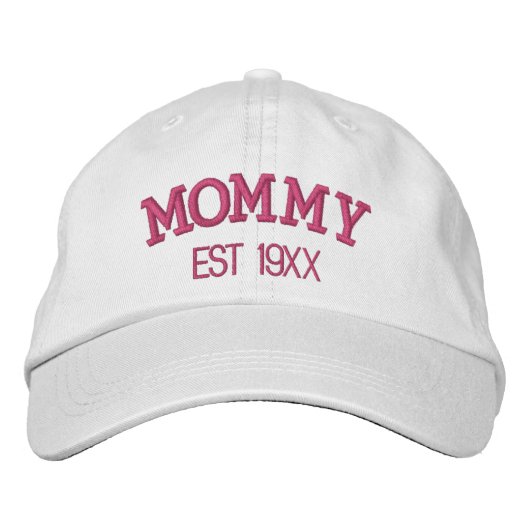 Mama Personalisiertes Muttertagsgeschenk Benutzerd Bestickte Baseballkappe (Vorderseite)