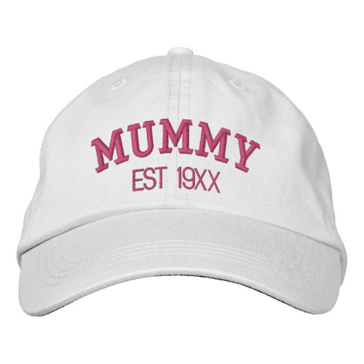 Mama Personalisiertes Muttertagsgeschenk Benutzerd Bestickte Baseballkappe (Vorderseite)