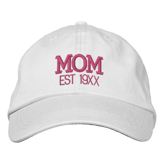 Mama Personalisiertes Muttertagsgeschenk Benutzerd Bestickte Baseballkappe (Vorderseite)