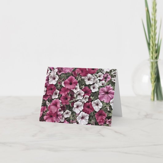 Mama Petunias Dankeschön Karte (Vorderseite)