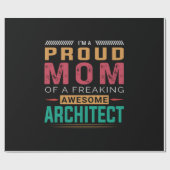 Mama Phantastischer Architekten Geschenkpapier (Flach)