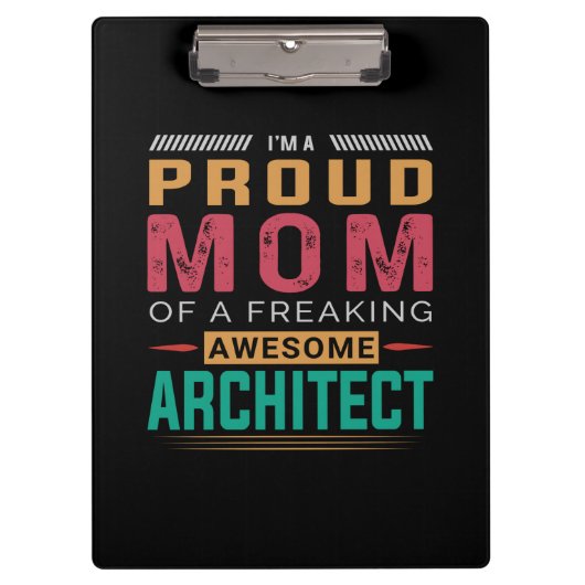 Mama Phantastischer Architekten Klemmbrett (Vorderseite)