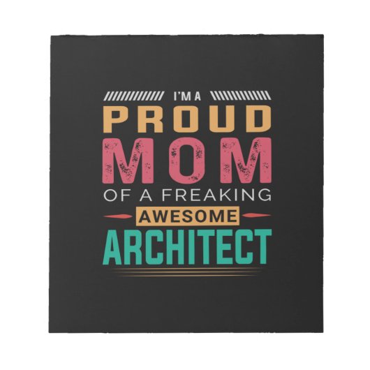 Mama Phantastischer Architekten Notizblock (Vorderseite)
