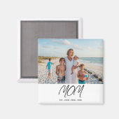 Mama Photo-Geschenkmagnete Magnet (Vorderseite/Rückseite)