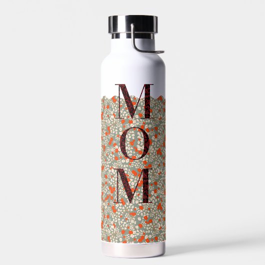 Mama Pilates Yoga Rote Blume Trinkflasche (Links)