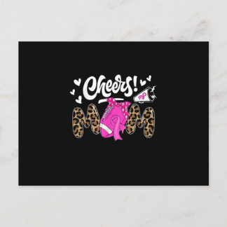Mama Pink Leopard Breast Ca Postkarte