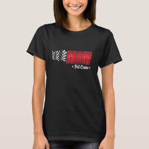 Mama Pit Crew Rennen Auto Geburtstag Familienrenne T-Shirt