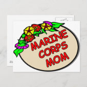 Mama Plaque Postkarte (Vorne/Hinten)